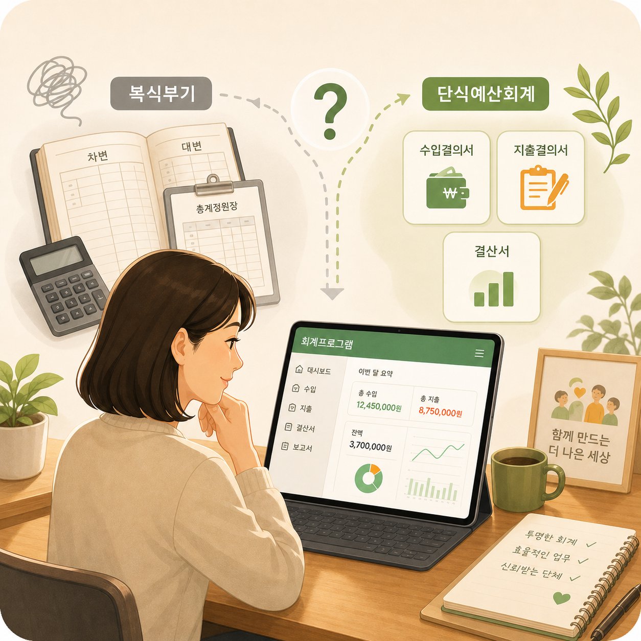 비영리단체 회계프로그램, 꼭 복식부기여야 할까요?